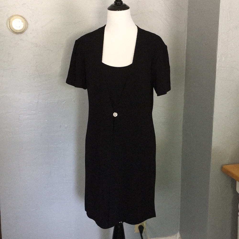 Rhapsody black dress. petite Size 10